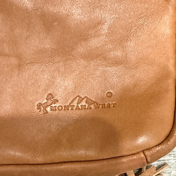 Montana West Genuine Leather Floral Fringe Crossbody. - Picture 5 of 8